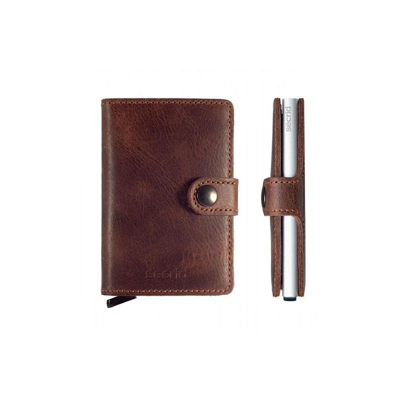 Korttilompakko Secrid Brown