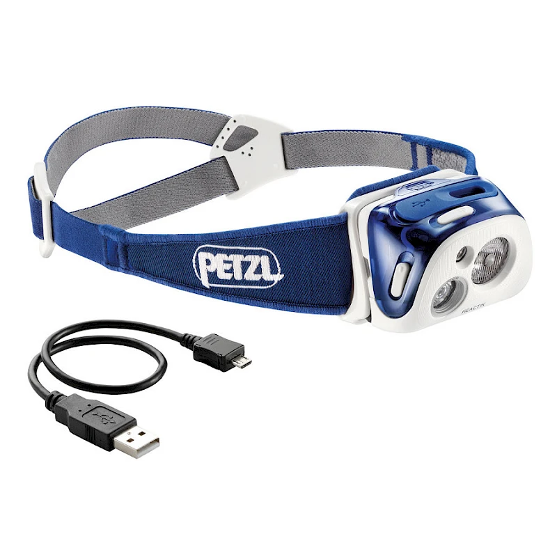 Ladattava Petzl Reactik LED-otsavalaisin otsalamppu