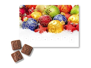 Suklaajoulukalenteri, vakioaihe