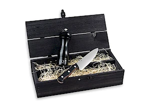 Kokkiveitsi ja -maustemyllysetti