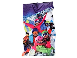 Kylpypyyhe digipainettu