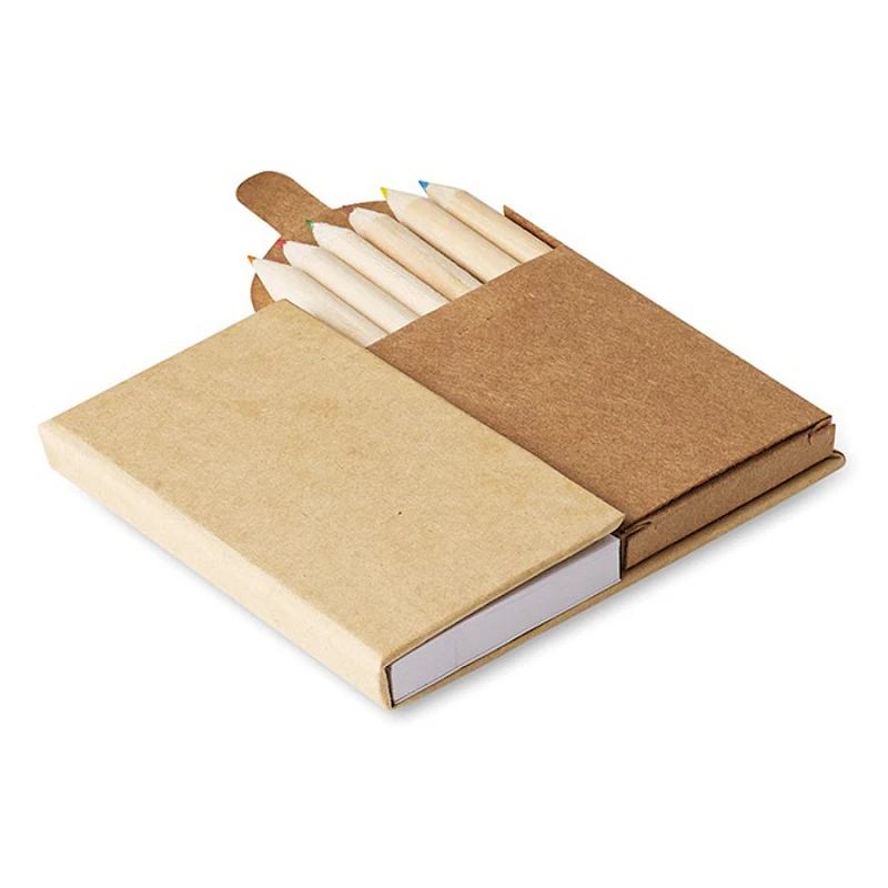 Muistilehtiö ja värikynät