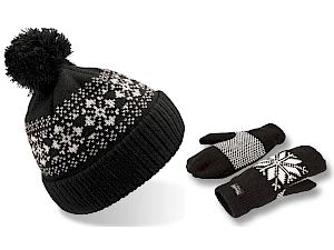 Kintaat- ja piposetti Lumihiutale