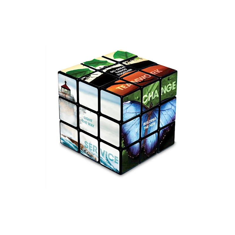 Rubiikin kuutio omalla painatuksella