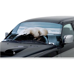 Auton tuulilasin aurinkosuoja