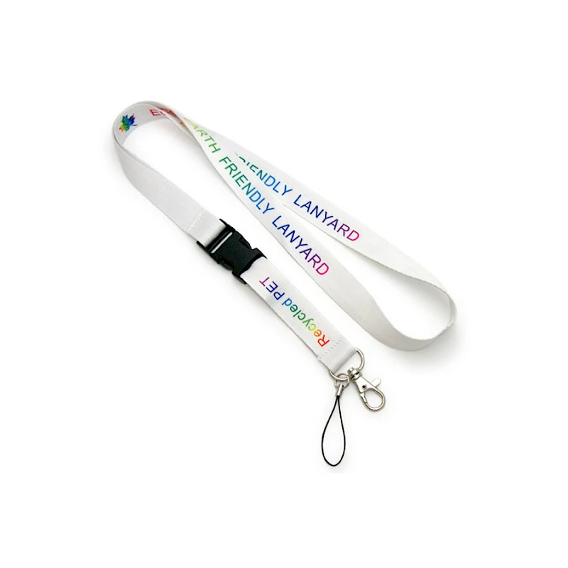 Kaulanauha PET Eco avainnauha painatuksella