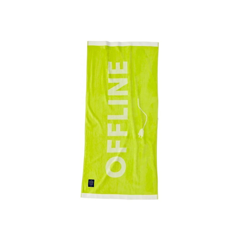 Ekologinen Rantapyyhe painatuksella