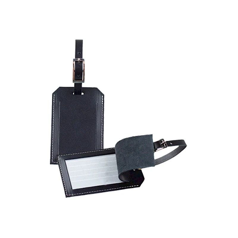 Nahkainen matkalaukun osoitelappu Matkalaukkutagi 