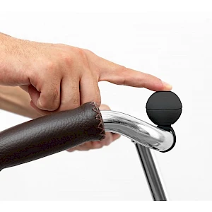 Pyörän soittokello Nello, musta