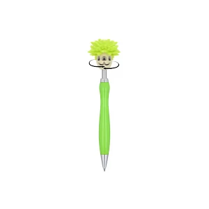 Kynä Topspinner karvoilla lime
