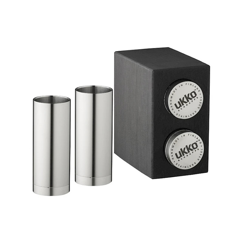 Liikelahjaksi_Suomalaista_design_valmistettu_suomessa_ukko_snaps_2_snapsilasia_koivukuutiossa