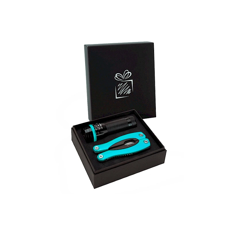 Monitoimityökalusetti lahjalaatikko LED valo