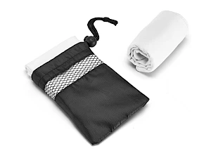 Mikrokuitupyyhe pussissa