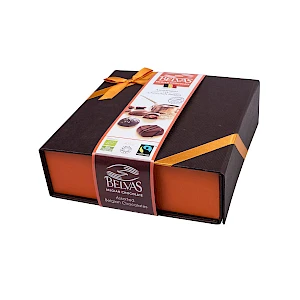 Reilun kaupan Fairtrade suklaakonvehteja Belgialaista suklaata