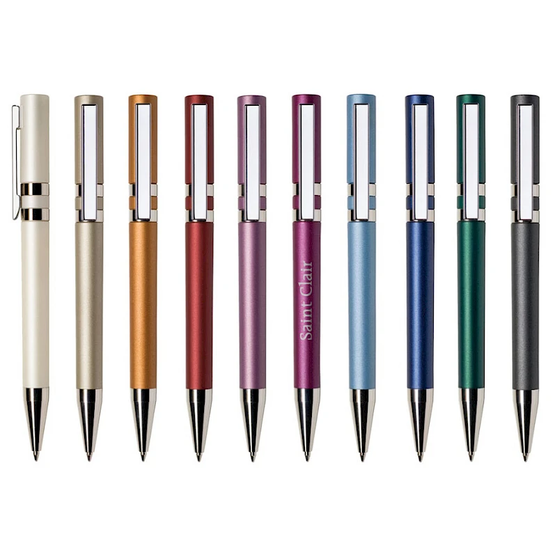 Kuulakärkikynä Ethic Metallic logopainettu kynä