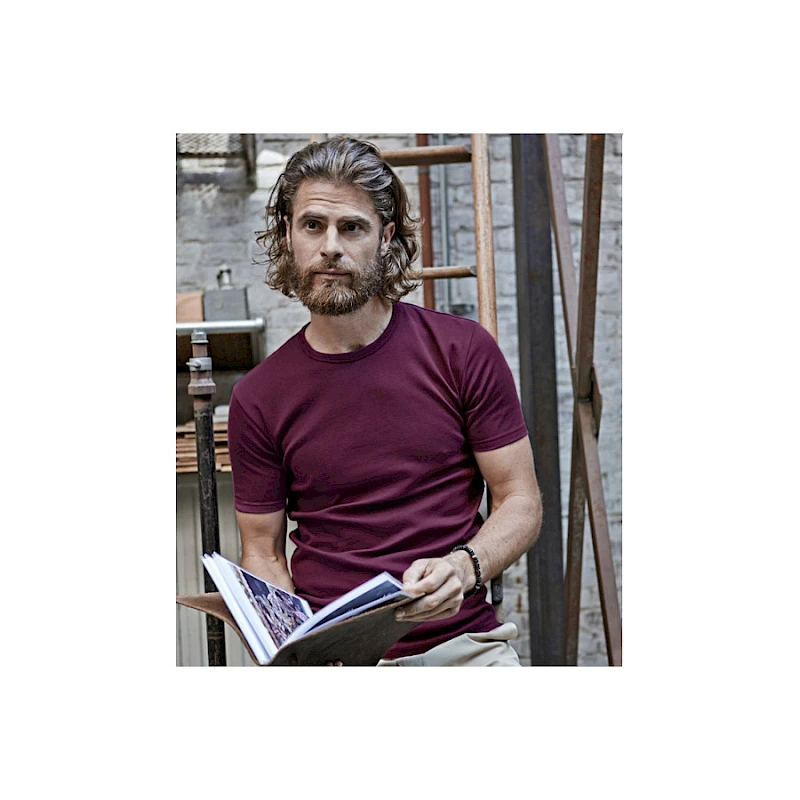 T-paita Interlock miesten painatuksella