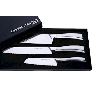 Orrefors Jernverk Keittiöveitsi 3 kpl lahjasetti