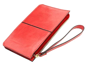 Iso naisten nahkalompakko