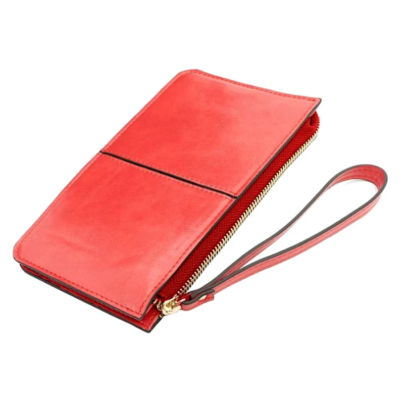 Iso naisten nahkalompakko