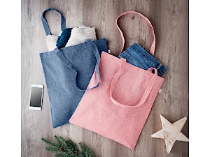 Ostoskassi kierrätetystä puuvillasta