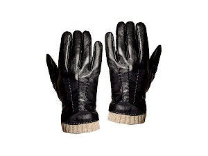 Nahkakäsineet villavuorella