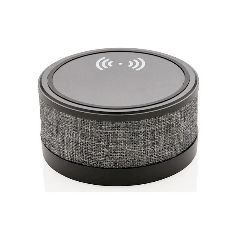 Langaton kangaspäällysteinen laturi kaiuttimella 5W