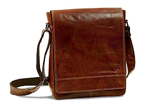 Nahkainen tietokonelaukku