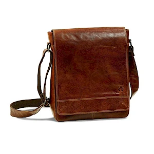 Nahkainen tietokonelaukku Messenger ipad laukku