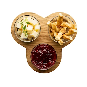 Oval Oak Tarjoilusetti, 4 osaa