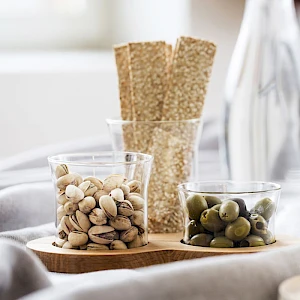 Oval Oak Tarjoilusetti, 4 osaa