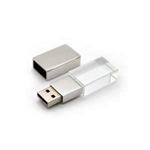 USB W Muistitikku Christal läpinäkyvä