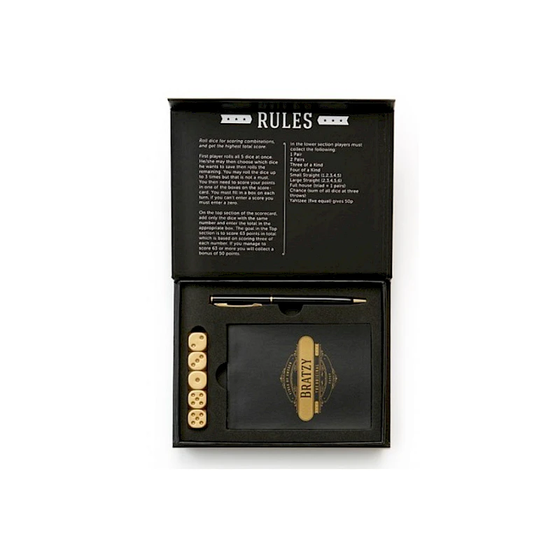Peli Bratzy Yatzy joululahja liikelahja