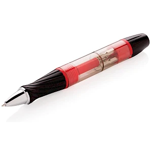 Työkalukynä kynä ja taskulamppu