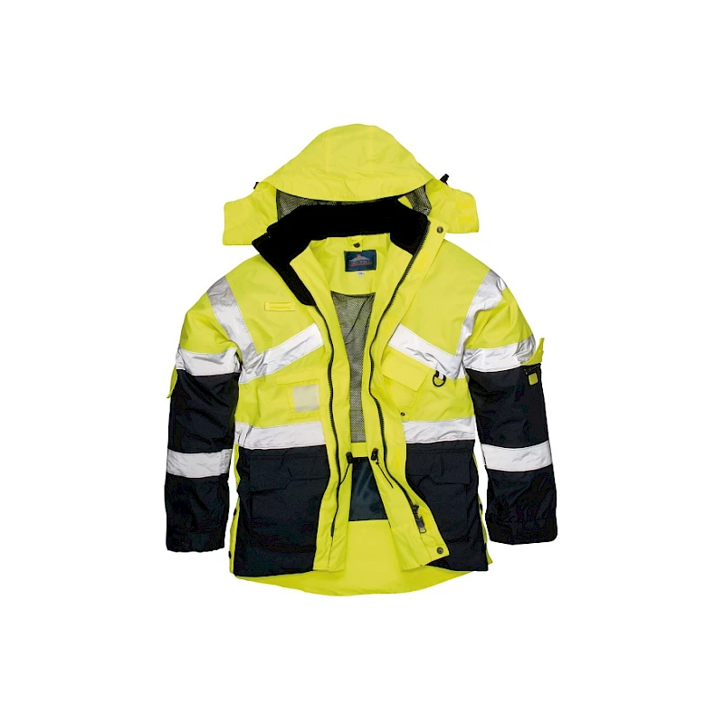 Huomiotakki Hi-Vis Heijastava Tekninen Takki EN ISO 20741