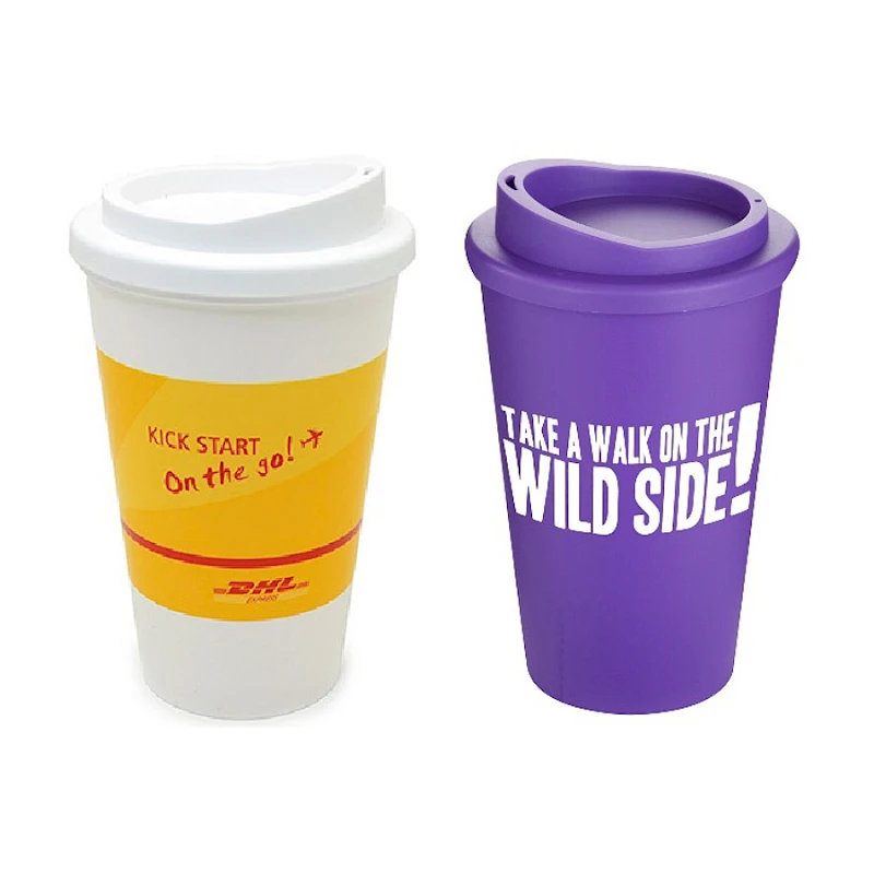 Take-away-muki Termosmuki Kahvimuki painatuksella