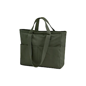 Kangaskassi Double Handle vihreä