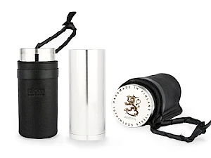 Ukkomuki/kuksa, nahkatupella