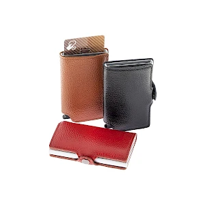 Korttilompakko RFID nahkaa Nahkalompakko