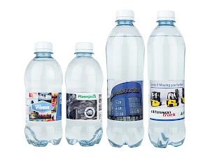 Vesipullot omalla etiketillä