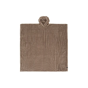 Hupullinen Poncho Cozy_beige ruskea