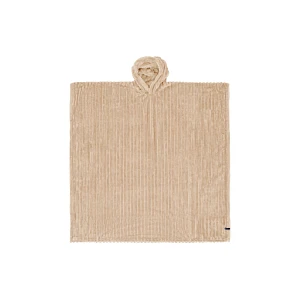 Hupullinen Poncho Cozy_vaalea beige aavikko