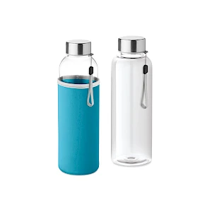 Lasinen Juomapullo Vesipullo Lasipullo sporttipullo logolla