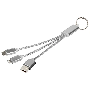 3 in 1 Latausjohto avainrenkaalla Latauskaapeli 3 in 1