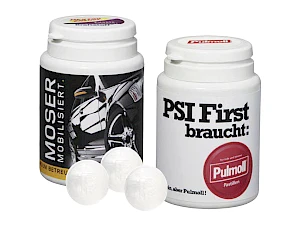 Karkkipurkki Pulmoll pastilleilla