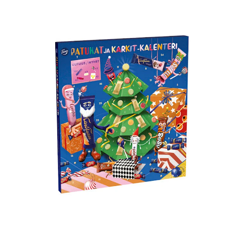 Fazer Patukat & Karkit Joulukalenteri 415g
