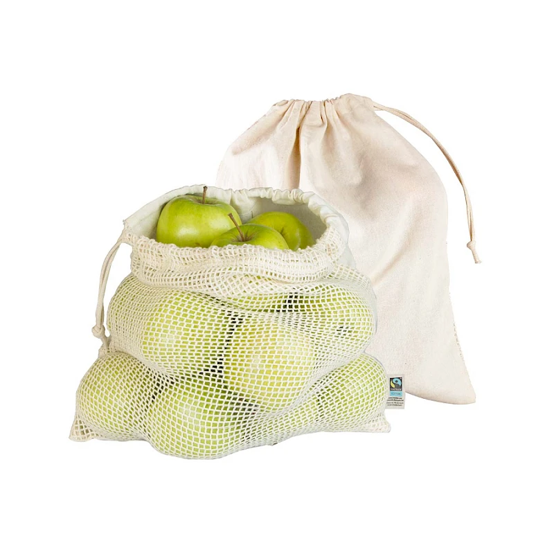 Puuvilla kestopussi Kestohedelmäpussi 