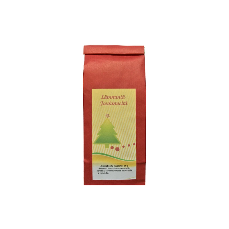 Joulutee omalla etiketillä