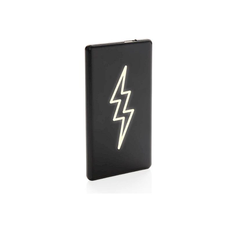 Vara-Akku LED valolla PowerBank Light Up varavirtalähde