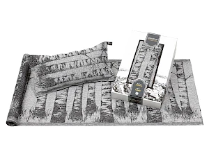 Pellava koivikko saunasetti