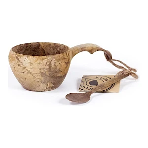 Kupilka kuppi, lusikka ja lautanen Eko Kuksa